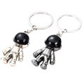 thumbnail image 1 of Astronaut Keychain Pendant Robot Paceman Keyring Space Robot Car Key Holder for Men Women Space Lover Gifts Bag Charm 2pcs, 1 of 8