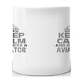 thumbnail image 3 of LINCOLN AVIATOR Keep Calm and Drive Tea Ceramic Mug, 3 of 3