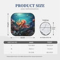 thumbnail image 3 of Salouo Underwater Plant Octopus Pattern Car Windshield Sun Shade Foldable | Front Windshield Shade for Sun, Heat and UV Rays | Interior Sun Protection-Medium, 3 of 6