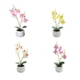 thumbnail image 2 of Tela de cerámica Planta artificial Bewildely Reemplazo vivo Decoración Blanco, 2 of 6