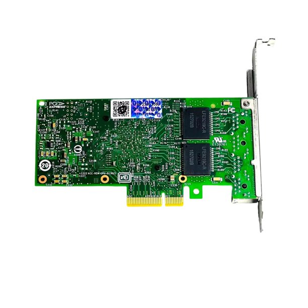 Adaptador I350-T4 4xGbE, Tarjeta de Interfaz de-Red LAN PCI-e de 4 Puertos, NIC Gigabit Ethernet para Conexión por Cable del X de Servidor.