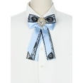 thumbnail image 4 of INSPIRE CHIC Women's Big Bowknot Rhinestone Sweet Ribbon Bow Brooch for Shirts, 4 of 5