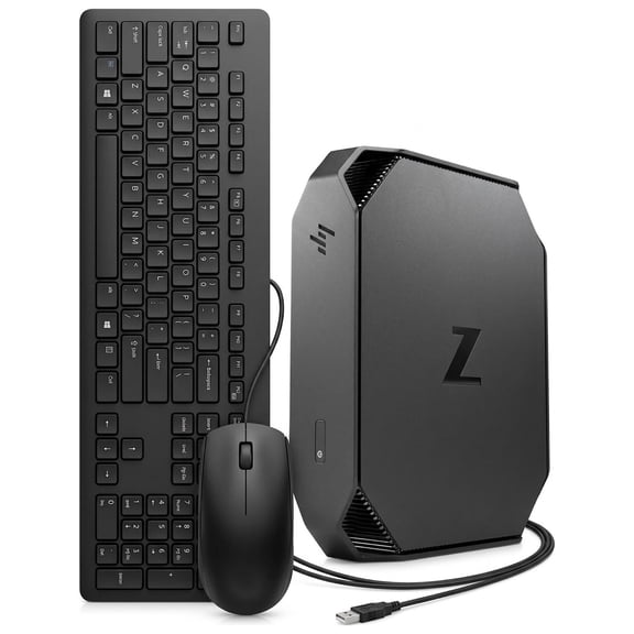 Restored HP Z2 Mini G4 Worksatation Desktop Computer PC - Intel Core i5-8500 8th Gen - 8GB DDR4 Ram - 128GB SSD - Keyboard & Mouse - WiFi - Windows 11 Pro