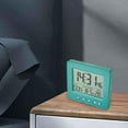 thumbnail image 4 of Reloj digital multifuncional de moda con función de repetición y luz nocturna LCD, relojes de mesa para Verde, 4 of 7