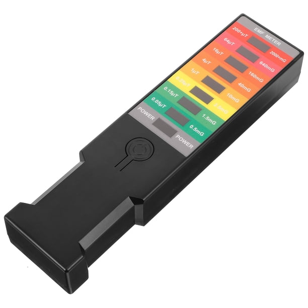 Medidor de campos electromagnéticos, detector digital de radiación, herramienta portátil para detectar radiación.