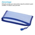 thumbnail image 3 of Uxcell Bolsa de Archivo A6 Bolsillos de Almacenamiento Bolsas de Cremallera de Malla, Azul 6 Paquete, 3 of 5