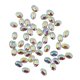thumbnail image 4 of 50 Uds. de de imitación de piedra de resina para coser de Color arcoíris AB, botones de costura de piedras para decoraciones de ro Soledad Cosa en Rhinestone AB, 4 of 6