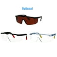 thumbnail image 3 of Protective Safety Glasses Eyewear Adjustable Anti Fog Scratch Resistant Eye Protection Goggles UV Blocking Clear Mirror Lens with Glasses Cloth & Storage Box, 3 of 8