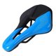 thumbnail image 1 of Asiento de bicicleta cómodo y ligero, fabricado en carbono 3K con cojín de cuero de microfibra transpirable para bicicletas de carretera y de montaña., 1 of 7