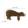 thumbnail image 2 of Oso de madera Puerta Topper Puerta Marco Decoración Muebles Miniaturas Encantos, 2 of 6