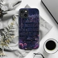 thumbnail image 6 of Magical Library Phone Case, Starry Floral Bookshelf Design iPhone Cover, Enchanted Artistic Protective Case for iPhone 16 15 14 13 12 11 Plus Pro Max Mini, 6 of 6