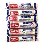 Necco Wafers Original Assorted Candy Rolls (Set of 6)