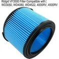 thumbnail image 3 of 2 Pack VF3500 Filter Replacement for Ridgid 3-4.5 Gallon Vacuum Cleaners 3 Layer, 3 of 5