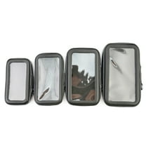 HEMOTON Bike Phone Bag Holder Top Tube Mount Rainproof Travel Case Black