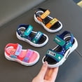 thumbnail image 4 of TOWED22 Boy's Sandals Summer Sports Beach Shoes Outdoor Open toe Sports Sandals for Kids(Red,13.5), 4 of 4