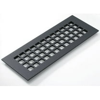 Reggio Registers G614-Ah Grid Series 4" X 12" Grille - Black