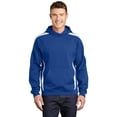 thumbnail image 1 of Sudadera con capucha y manga a rayas Sport-Tek®. ST265 deporte-tek ST265, 1 of 1