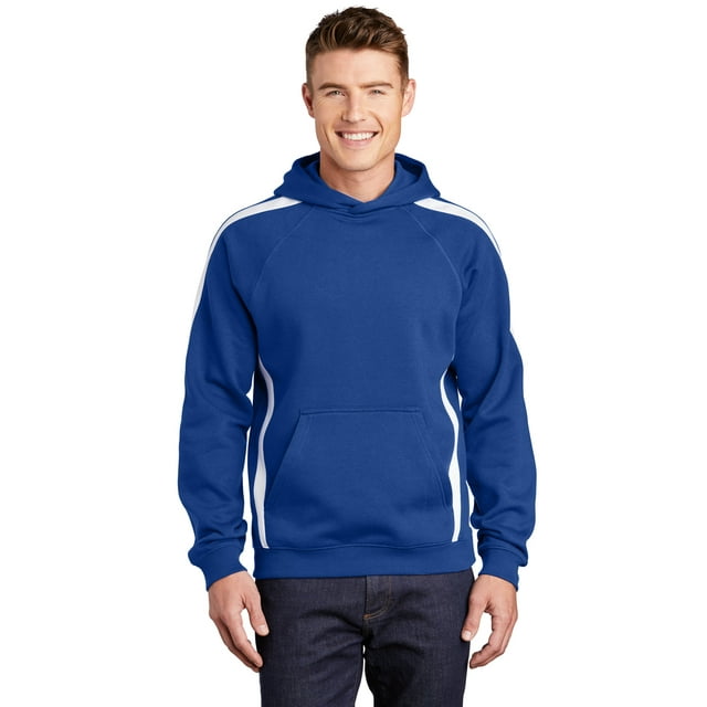 Sudadera con capucha y manga a rayas Sport-Tek®. ST265 deporte-tek ST265