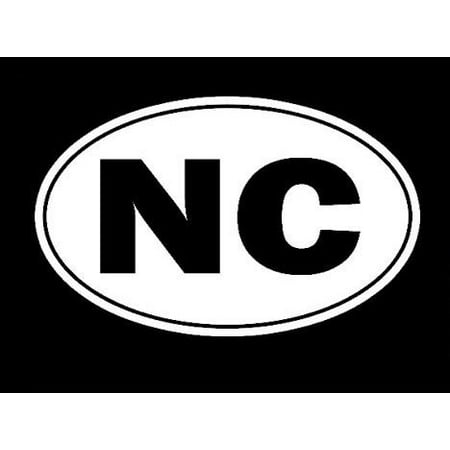 North Carolina Tar Heel State Tourism Decal Sticker - White Vinyl Decal for Cars, Macbooks, and Other (Best Way To Remove Tar From Car Paint)