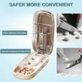thumbnail image 6 of Portable Pill Cutter, Adjustable Pills Splitter, Pill Cutter Splitter for Small and Tiny Pills, with Stainless Steel and Centering Guide Tablet, Cutters Halves,Thirds, Quarters (4PC), 6 of 8