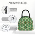 thumbnail image 4 of Rocae 60s and 70s Style for Leakproof Lunch Box for Adults, Wide Opening Lunch Tote Bag, Reusable Lunch Cooler Bag, 4 of 6