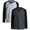 Heather Black/Charcoal Black, variant on Quad Seven Boy's Thermal Top - 2 Pack Waffle Knit Crewneck Pullover Long Sleeve Shirts for Boys 8-18