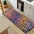 thumbnail image 5 of Purple and Orange Of Leopard Print Kitchen Rug Mat,Kitchen Runner Rugs Non Skid Washable,Decorative Kitchen Floor Mats for Kitchen,Sink,Laundry,17"x47.2", 5 of 7