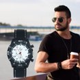 thumbnail image 4 of Pisexur Belleza Maquillaje Reloj mecánico inspirado en carreras de silicona perforada para hombre, reloj deportivo para estudiantes y profesionales.para mujeres y hombres, 4 of 7