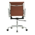 thumbnail image 6 of Low Back Office Chair PU leather Swivel Desk Chair, 6 of 8