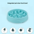 thumbnail image 5 of Slow Feeder Dog Bowl Anti-Choking Anti-Spill Size 8x8x1.8 Inches (Blue), 5 of 6