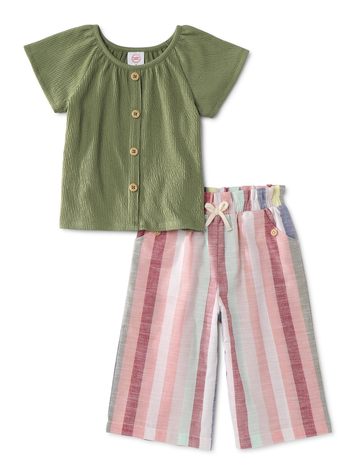 little girl wide leg pants