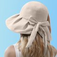 thumbnail image 2 of Sombrero de cubo para mujer UPF 50+ plegable de ala ancha sombrero de playa de verano pesca al aire libre senderismo sombrero, 2 of 8