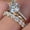 14K Yellow Gold-Plated, variant on Women's Circle Promise Ring 14K Yellow Gold-Plated with White Cubic Zirconia, Valentine's Day Gift, Size 5, 3-Piece Set, Gift Boxed