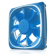 Vetroo DF120 120mm Case Fan White LED Lighting PC Cooling Fan w/Blue Fan Frame for Radiator/CPU Cooler/Computer Case
