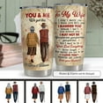 thumbnail image 3 of Personalized Couple Tumbler To My Wife You And Me 20oz Tumblers with Lid Gift for Couples Husband Wife Boyfriend Girlfriend Christmas Birthday Valentine Anniversary, 3 of 6