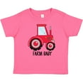 thumbnail image 3 of Inktastic Farming Red Tractor Farm Baby Boys or Girls Baby T-Shirt, 3 of 5