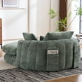 thumbnail image 5 of Oversized Chaise Lounge Chair Indoor, Deep Seat Chenille Sleeping Couch, Cloudlike Reading Chair for Living Room, Bedroom, Reading Room, 5 of 5