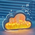 thumbnail image 4 of Lámpara de tulipán con espejo de nube, luz nocturna artesanal, adornos de dormitorio de niña, marco de fotos creativo, lámparas de mesa, mesita de noche, cumpleaños hecho a mano, 4 of 4