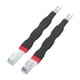 thumbnail image 1 of Separador Eléctrico De Conector Eléctrico De 2 Piezas Herramienta De Eliminación De Terminal De Doble Cabezal Para Reparación De Arnés De Cables De Camión De Coche Negro, 1 of 7