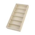 thumbnail image 2 of Bandeja para exhibir gafas, caja para guardar gafas, forrada de terciopelo, 6 ranuras Beige, 2 of 9