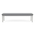 thumbnail image 4 of Lesro Lenox Steel Fabric 3-Seat Waiting Room Guest Bench in Silver/Adler Gray Flannel, 4 of 5