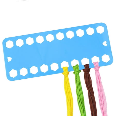 10x 20 Positions Plastic Thread Board Embroidery Row Line Organizer (A)