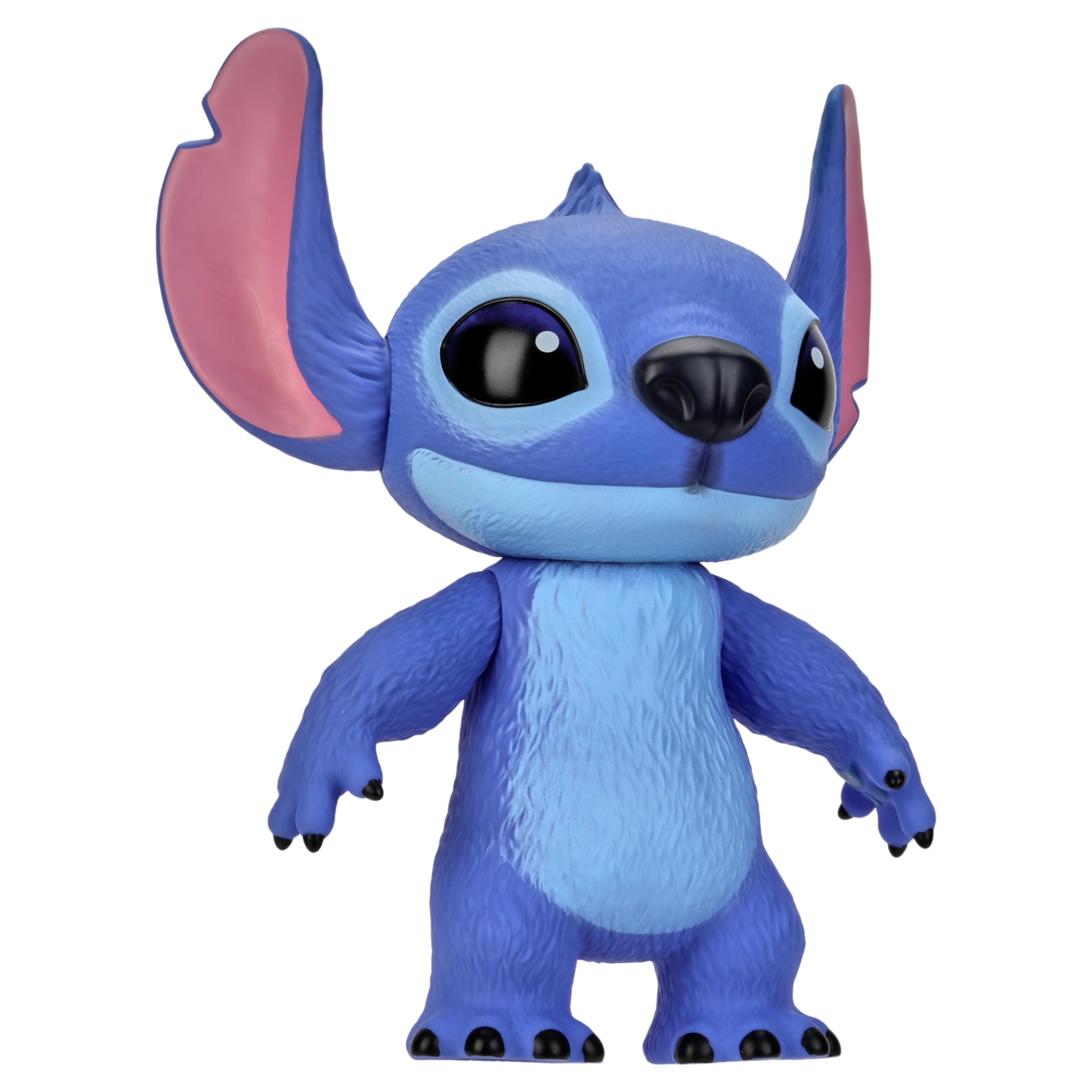 Disney Stitch Live-Action Larger Than Life 14-inch Vinyl Figure, Poseable Toy Figurine, Ages 3+
