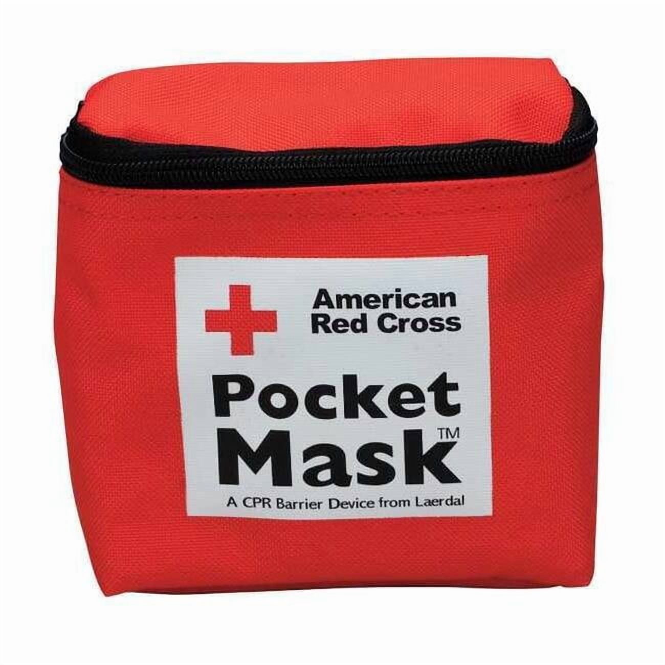 CPR Pocket Mask,Adult,Red,4 Pieces 363015
