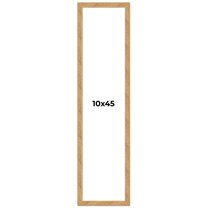 10x45 Frame Beige Real Wood Picture Frame Width 1.25 inches | Interior Frame Depth 0.5 inches |