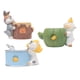 thumbnail image 1 of Macetas pequeñas,Contenedor de flores de animales con drenaje,Maceta linda Maceta Maceta Macetas Macetas Maceta,Maceta Hogar Jardín Linda Maceta De Resina Decoraciones Para El, 1 of 9