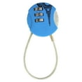 thumbnail image 4 of Digit Padlock,Combination Lock 3 Digit Luggage Locks Resettable Luggage Locks Exceptional Craftsmanship, 4 of 5