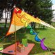 thumbnail image 4 of Carillón de viento colorido de 2x1,6 m, carpa giratoria de viento, resistente a los rayos UV y a la intemperie, carillón de viento colorido para acampar, jardín al aire libre y hogar Sailing Electrónica, 4 of 5