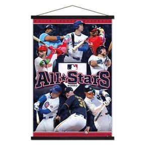 MLB League - All-Stars 26 Wall Poster with Magnetic Frame, 22.375" x 34"