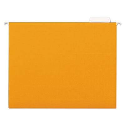 UPC 087547141229 product image for Deluxe Bright Color Hanging File Folders  Letter Size  1/5-Cut Tab  Orange  25/B | upcitemdb.com